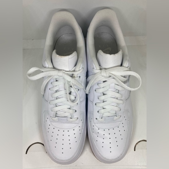 Nike Men's Air Force 1 '07 Low Shoes White/Gum Sole Size 12 - Picture 5 of 14